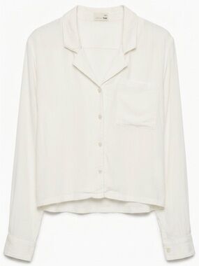 Wilford Free White Button-Front Relaxed Shirt
